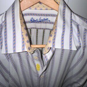 Robert Graham Stripped Dress Shirt | Size XL/2XL